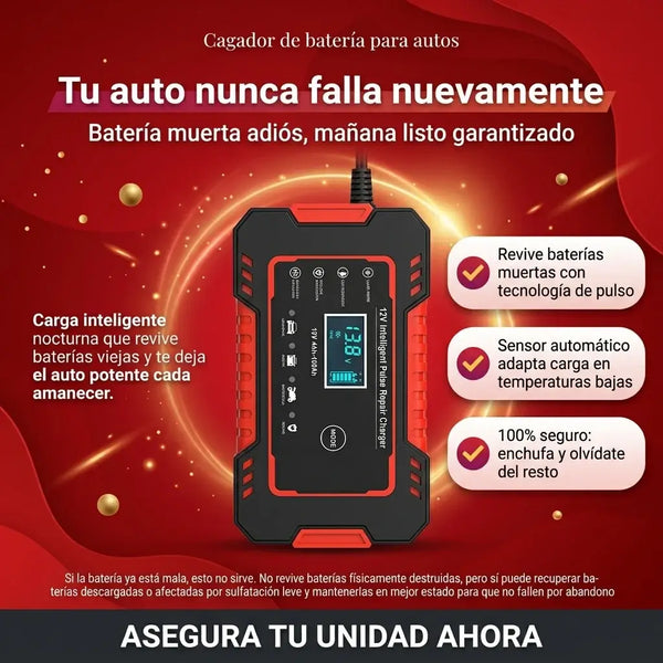 Cargador de baterías para auto